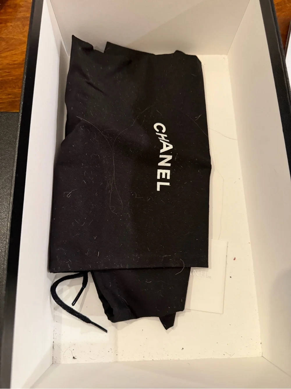 Chanel CC Lambskin Espadrille Mule Slides Ivory/Black